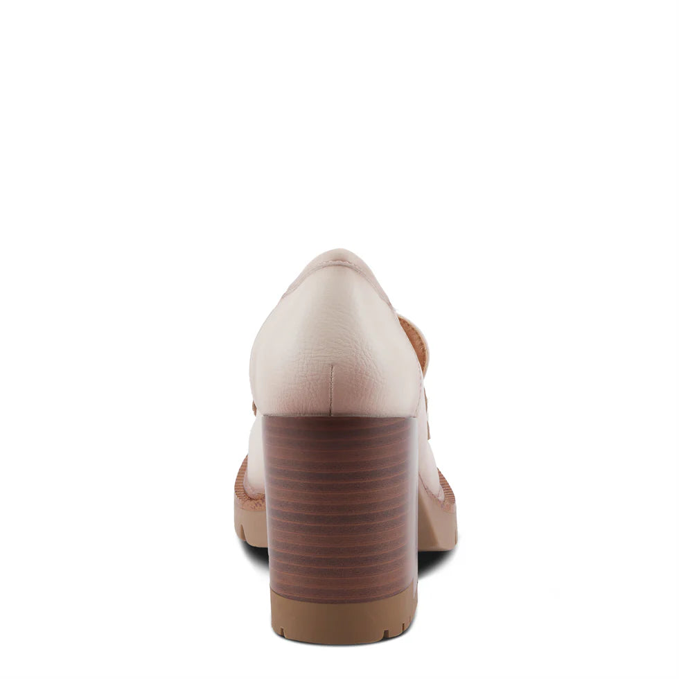 Dajah Heeled Loafers Bone