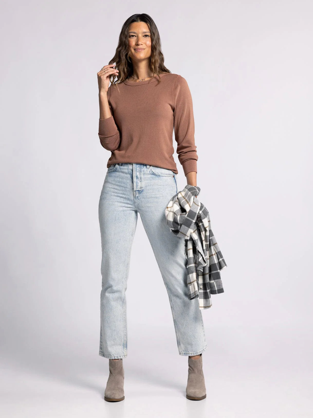 Stacy Long Sleeve Top Clove