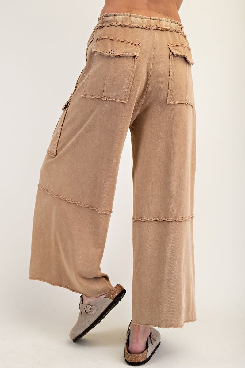 Feeling Good Utility Pull On Pants Latte