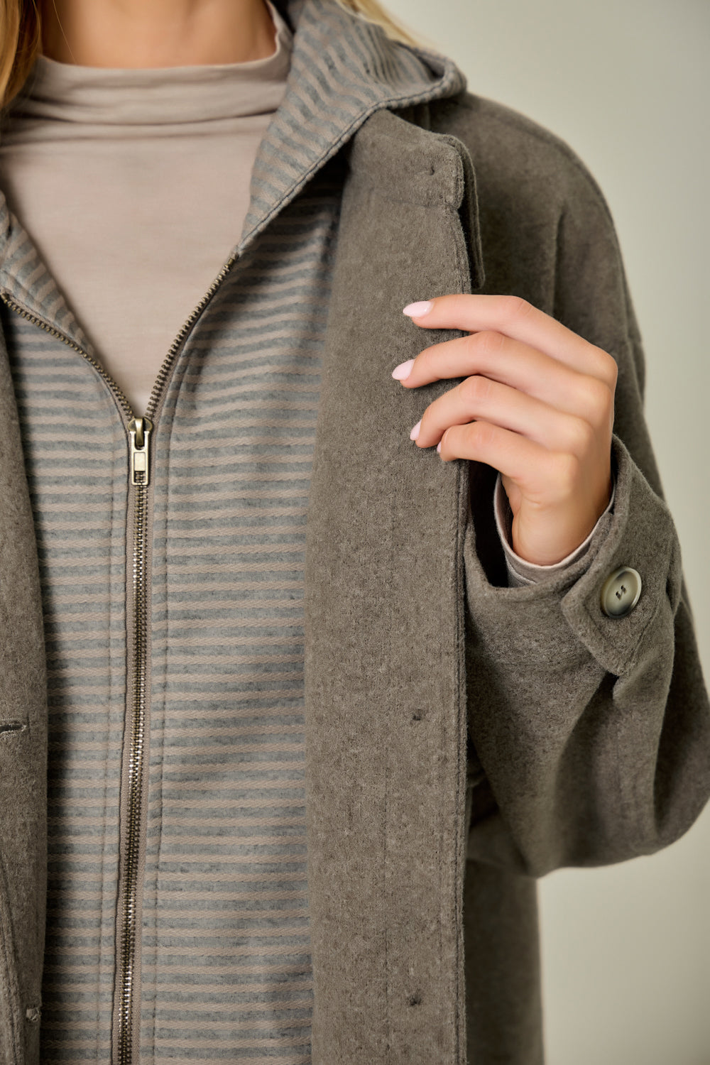 Two Fer Hoodie Coat