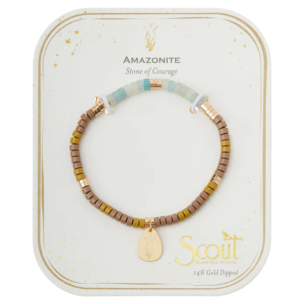 Stone Intention Charm Bracelet