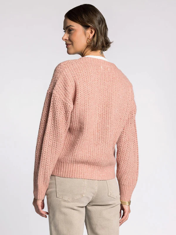 Amour Cardigan Misty Rose