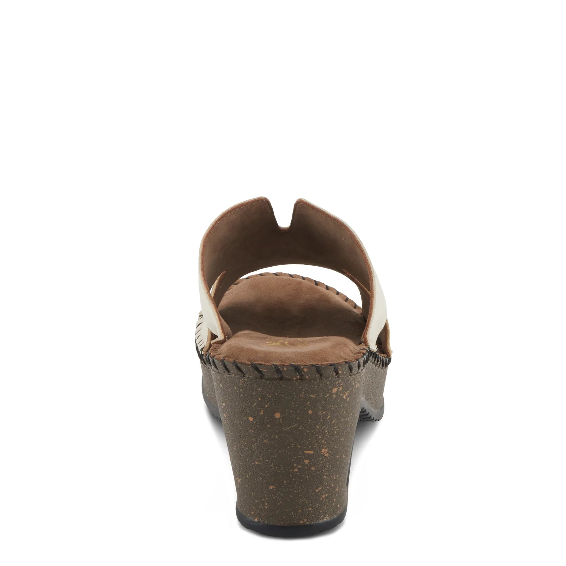 Deltana Heeled Sandals Bone