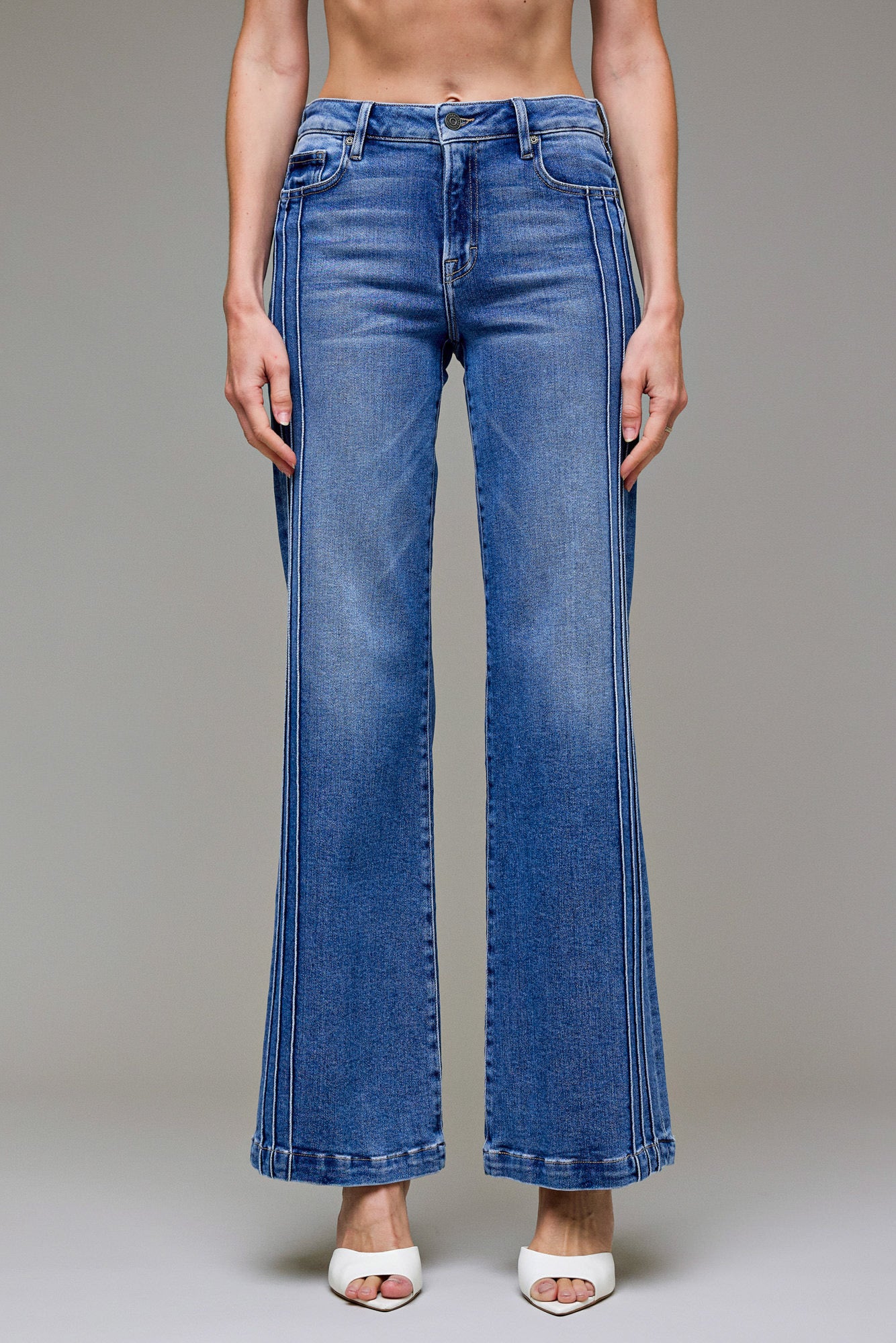 Happi Side Seam Detail Jeans Dark