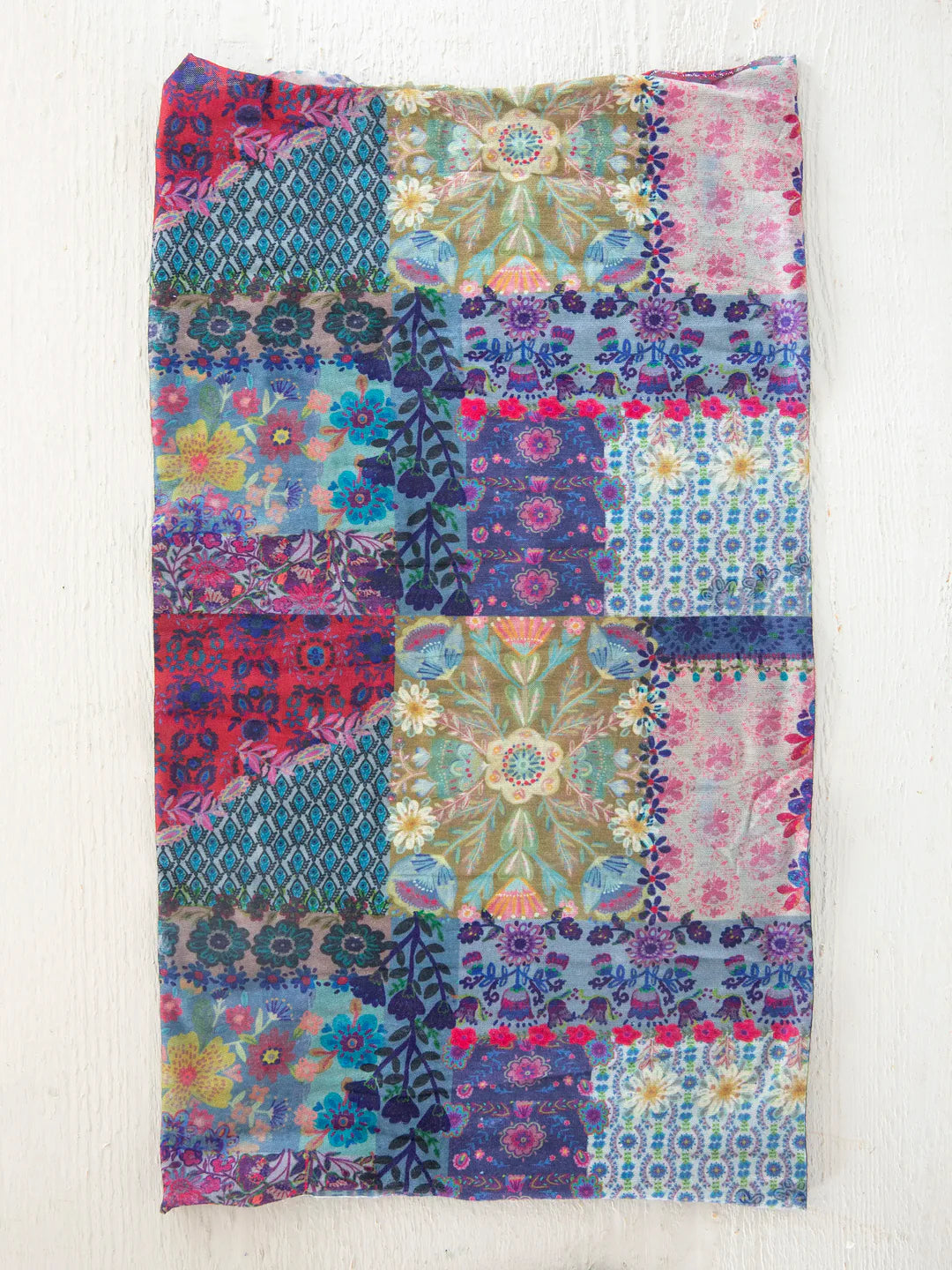 Full Boho Bandeau Blue Patchwork