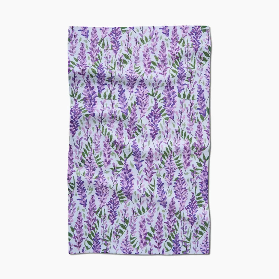 Geometry Tea Towel Wisteria