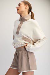 French Terry Playful Set Bone + Light Mocha