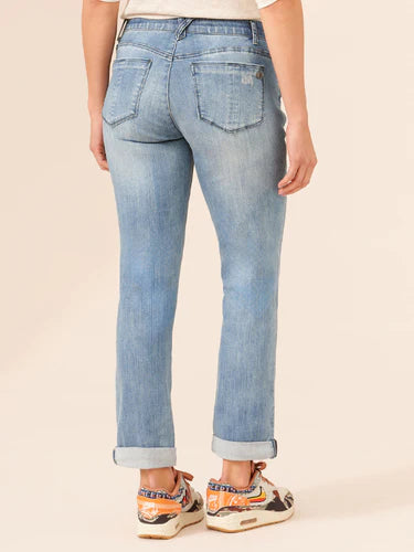 Ab Solution Girlfriend Jeans Blue