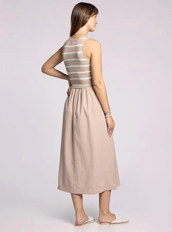 Mia Dress White Pepper