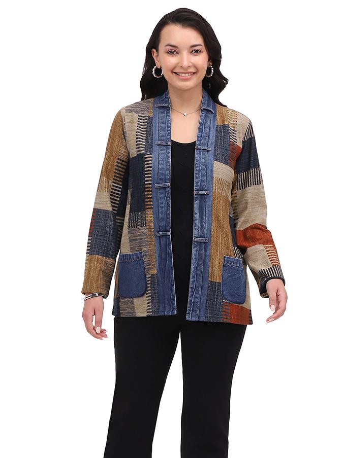 Kacey Open Front Jacket Multi