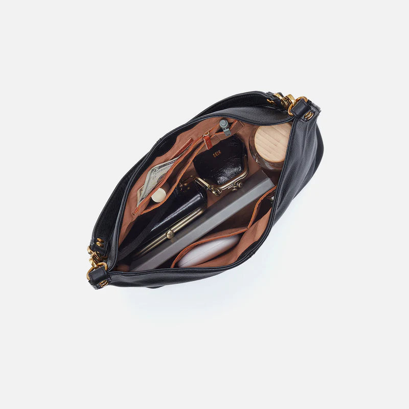 Pier Buffed Leather Shoulder Bag