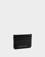 Nova Woven Texture Cardholder Black