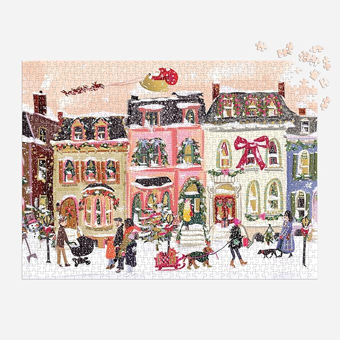 Snowfall on Main Street Puzzle