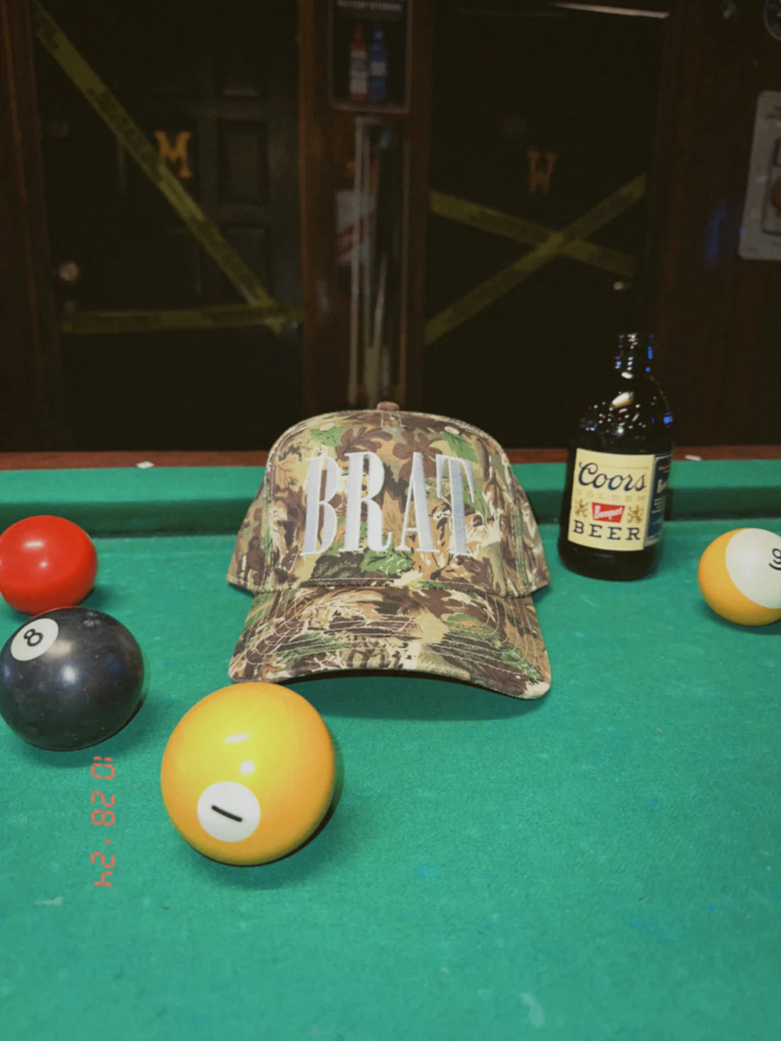 BRAT Trucker Hat Camo