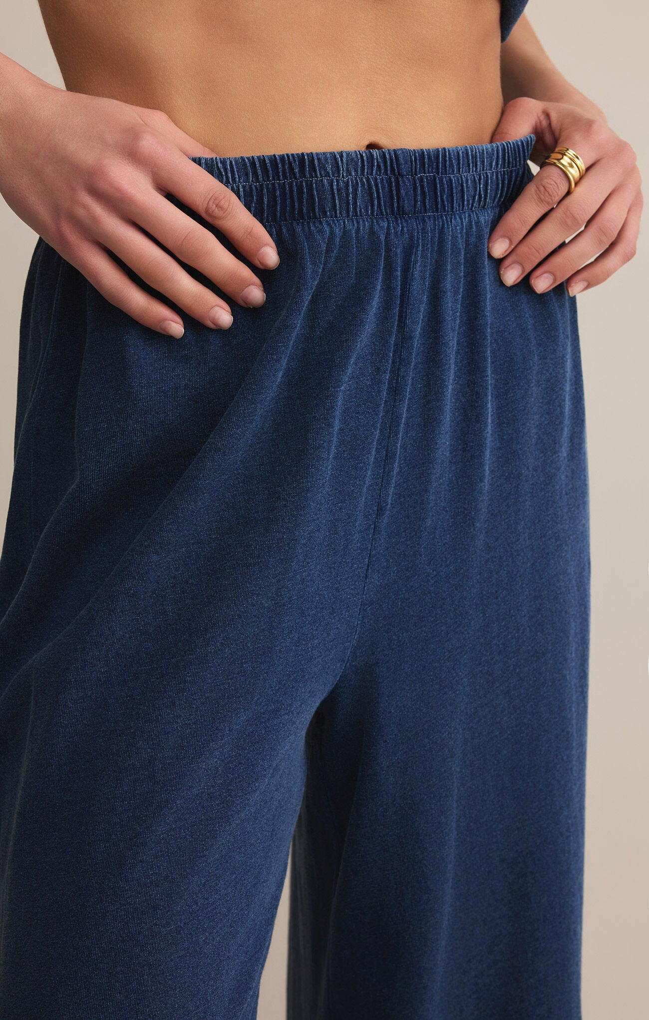 Scout Jersey Denim Pants Indigo