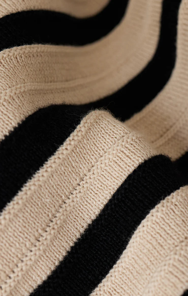 Emori Striped Muscle Tank Natural