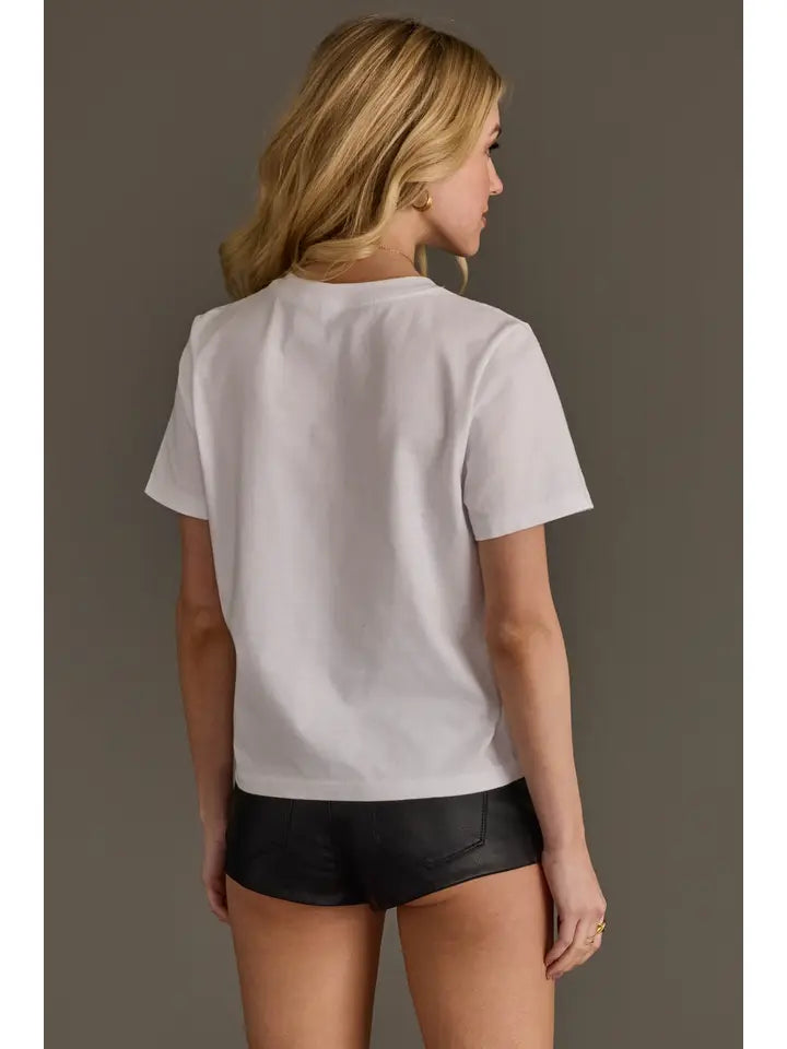Wild Heart Graphic Tee White
