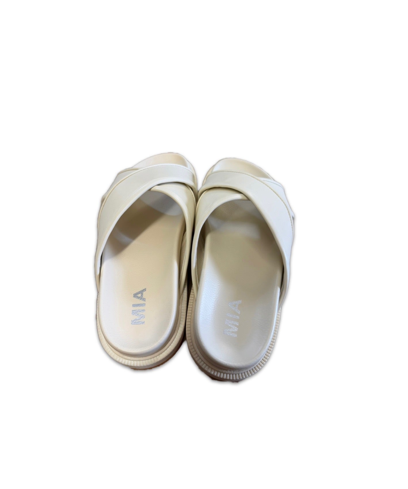 Teresa Slide On Sandals Bone