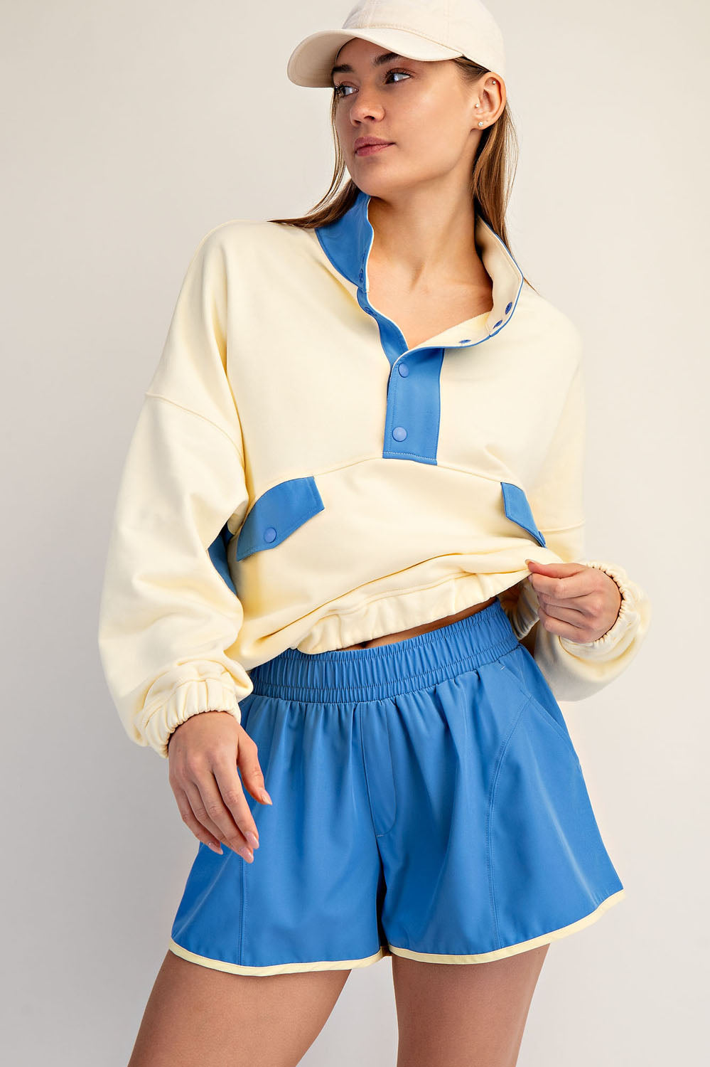 French Terry Playful Set Lemonilla + Aqua Splash