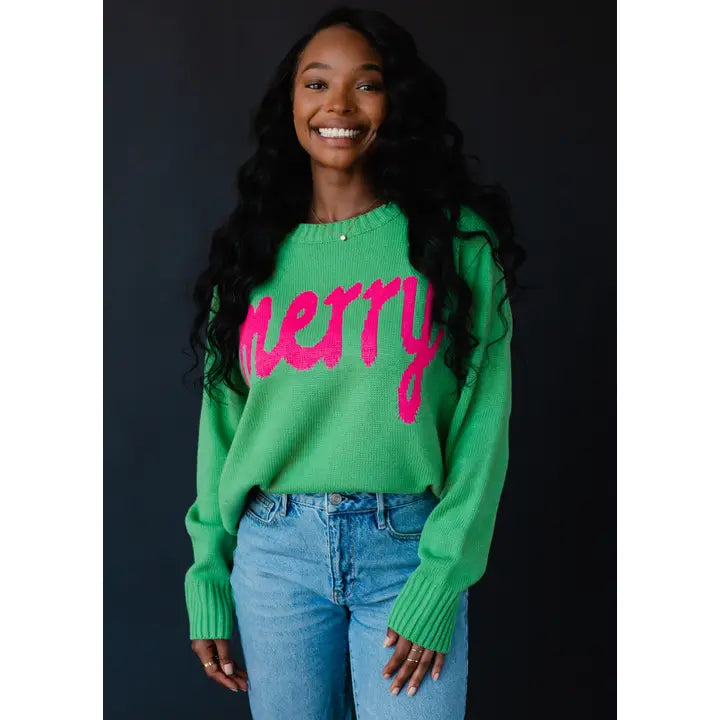 Merry Sweater Mint Green