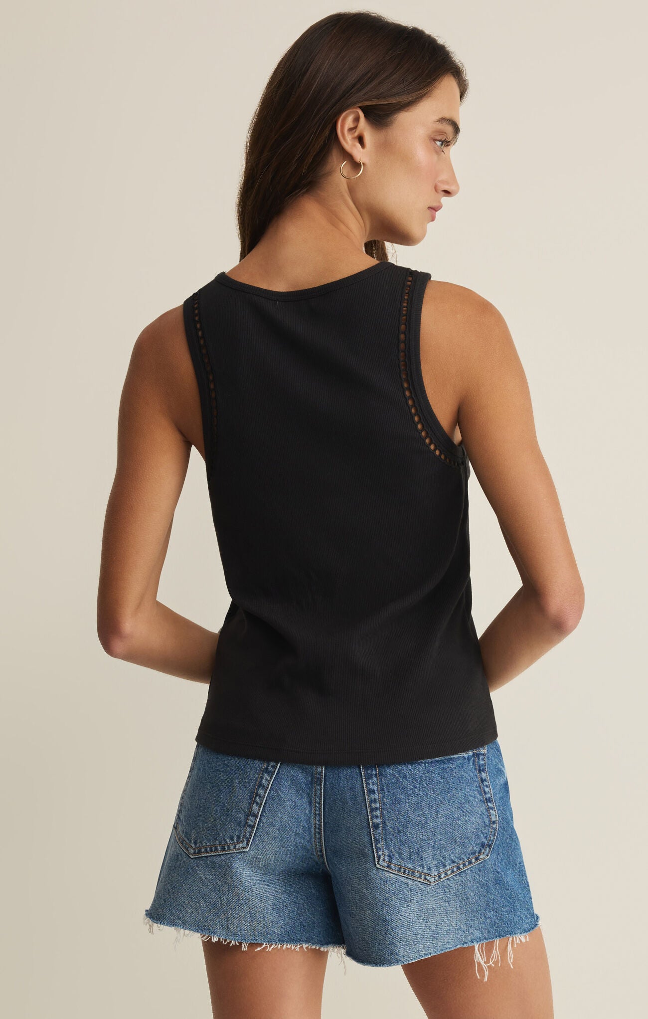 Boa Rib Tank Black