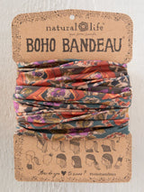 Full Boho Bandeau Brown Tuscany Border