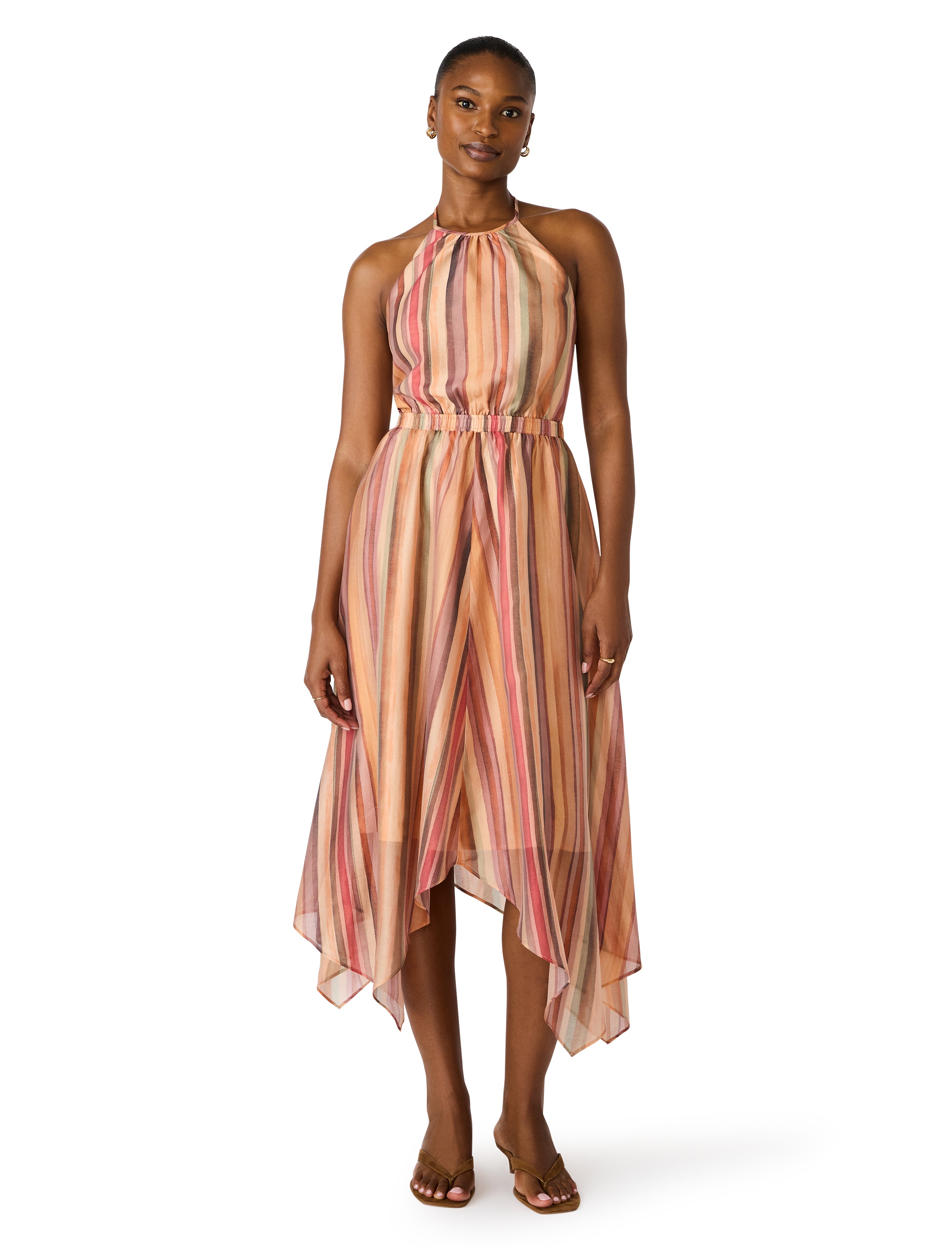 Dalina Dress Stripe Multi