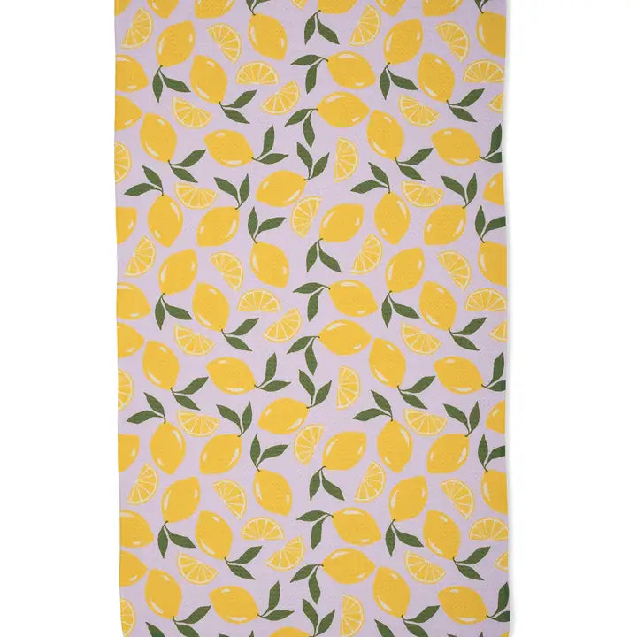 Geometry Tea Towel Sweet Lemon