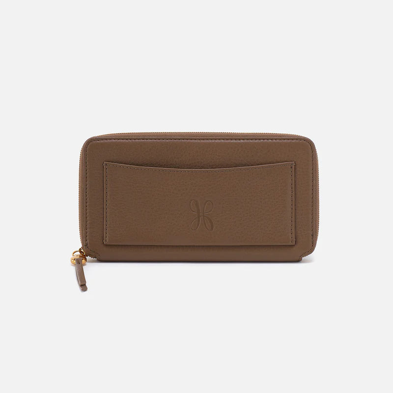 Hart Large Zip Wallet Dark Elm