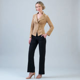 Soft Suede Signature Moto Jacket Sand