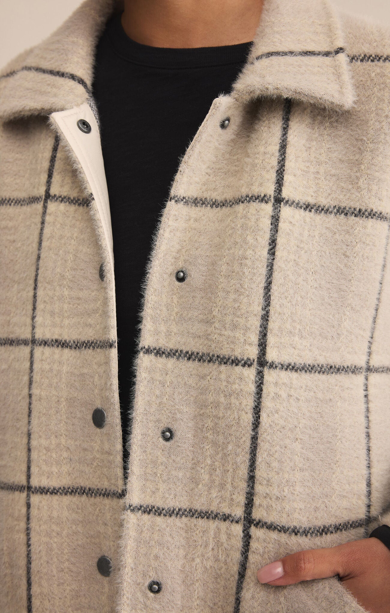 Bronx Plaid Jacket Frost