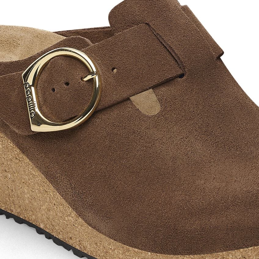Fanny Clog Wedges Dark Tea