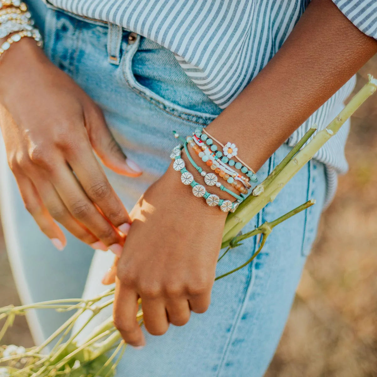 Hope Sunflower Bracelet
