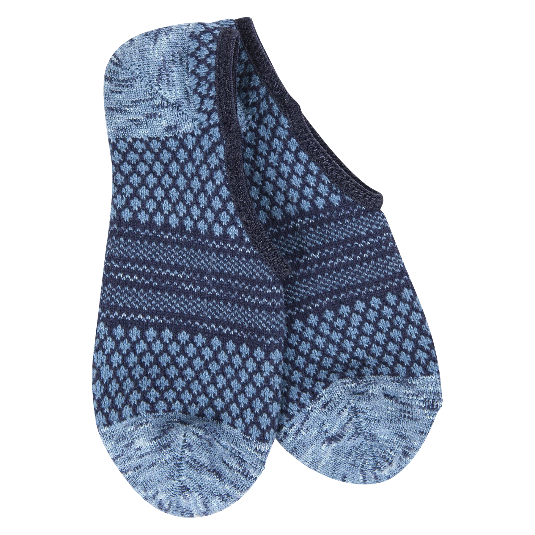 Weekend Gallery Footsie Sock Peacoat Multi
