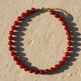 Fiery Agate Choker Necklace