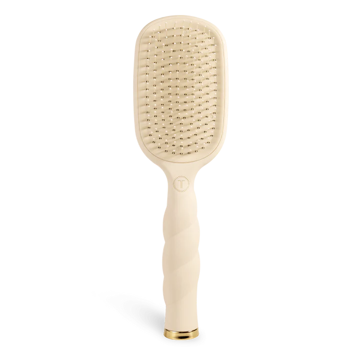 Teleties Hair Brush Tan Detangler - Thick Hair