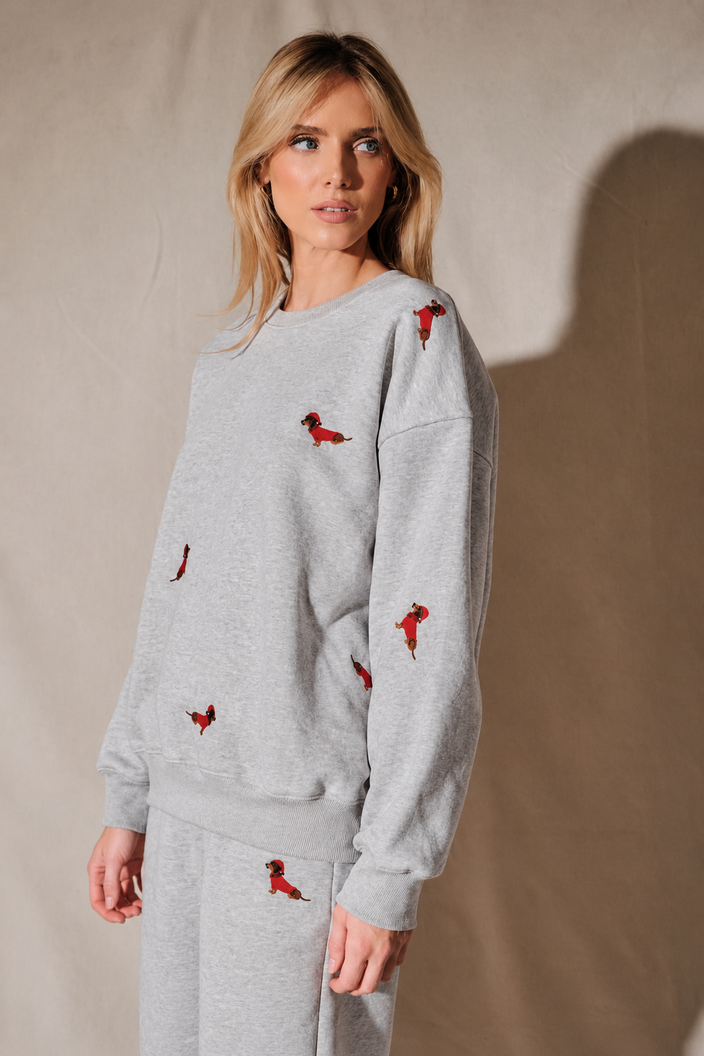 Christmas Weenie Embroidered Sweatshirt