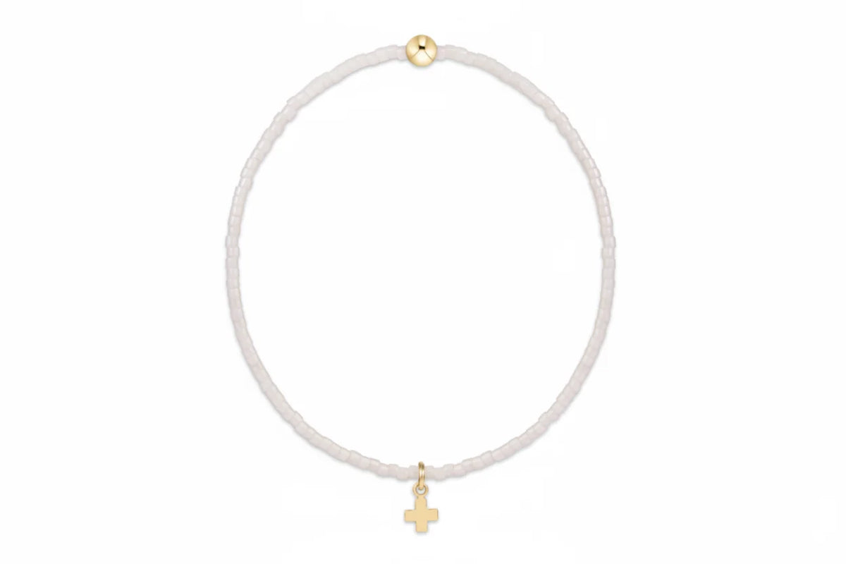 Hope Classic Signature Cross Bracelet - Milkshake