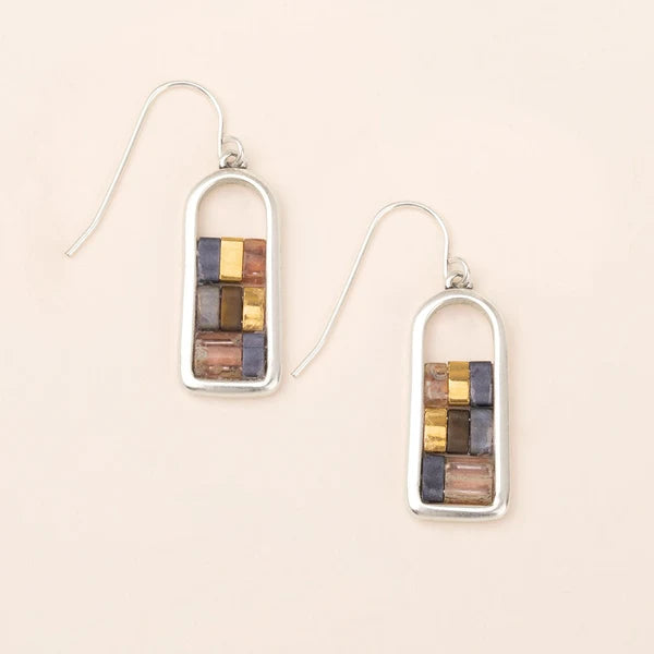 Good Karma Miyuki Frame Earrings