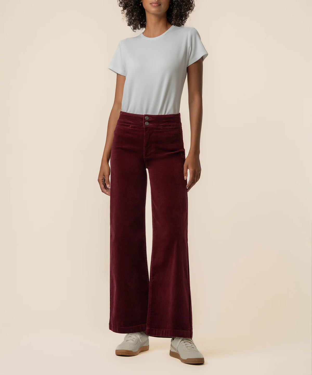 Meg Wide Leg Welt Pocket Corduroy Pants