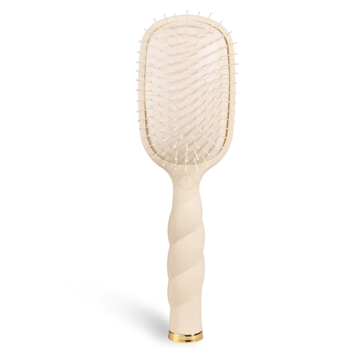 Teleties Hair Brush Tan Detangler - Medium Hair
