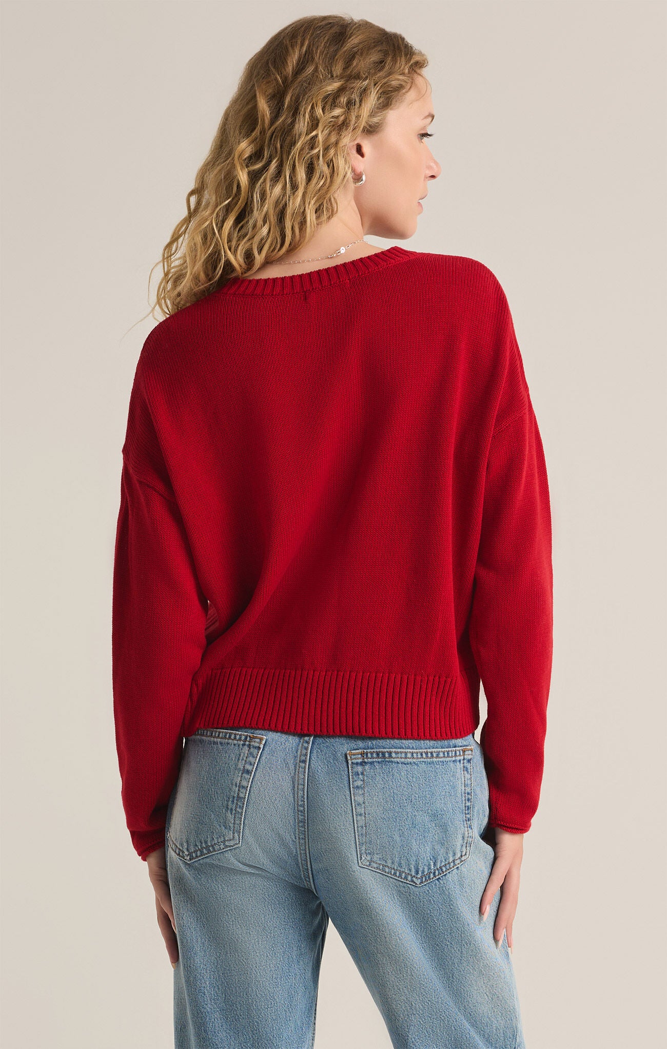 Sienna Sweater Haute Red