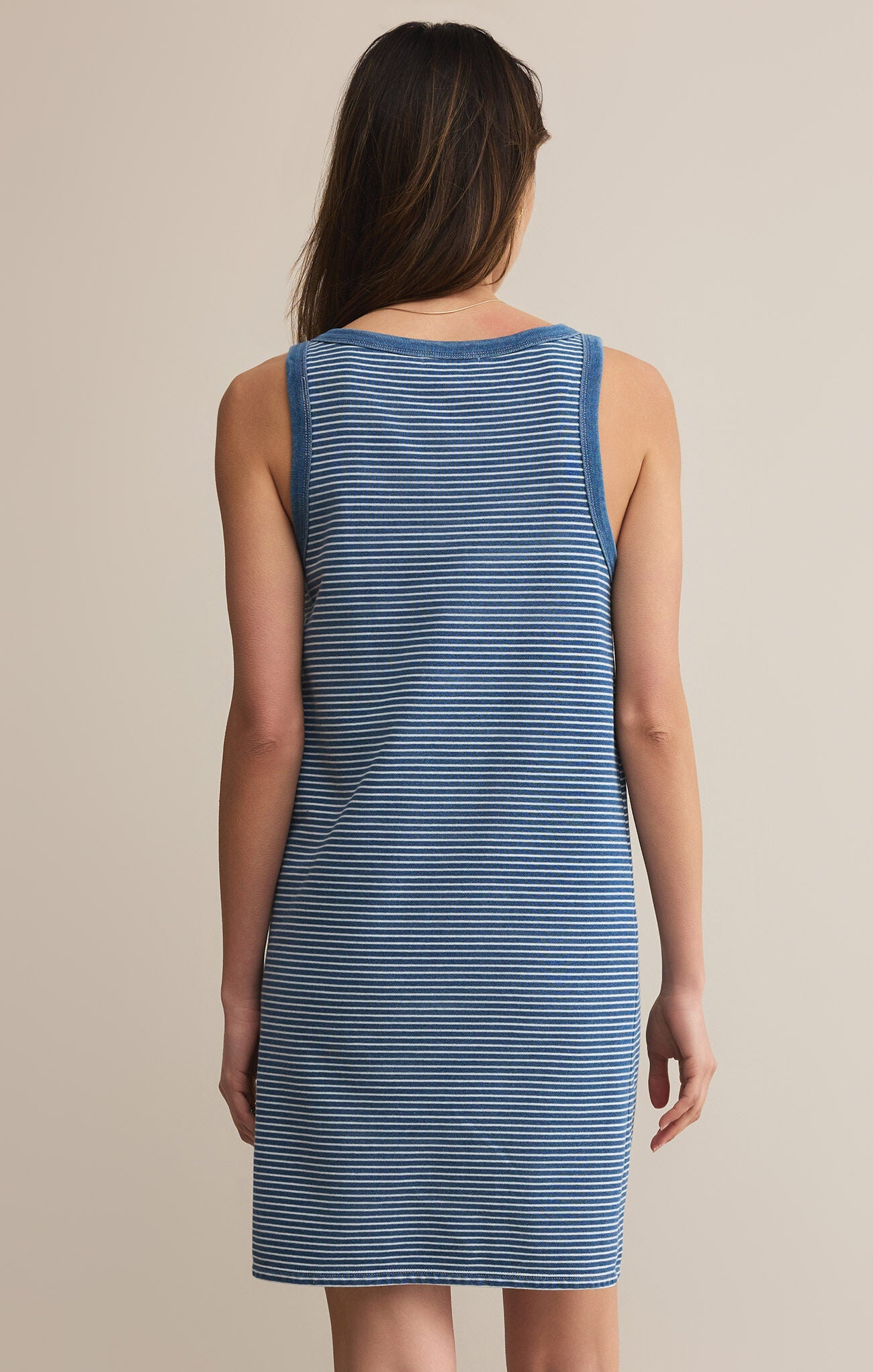 Mathis Striped Mini Dress Vintage Indigo