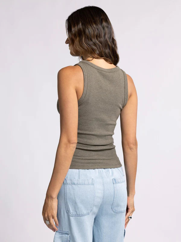 Edlin Layering Tank Caper Green Heather