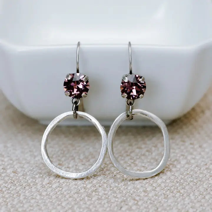 Laurel Earrings Iris