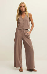 Andre Wide Leg Pants Milk Shake