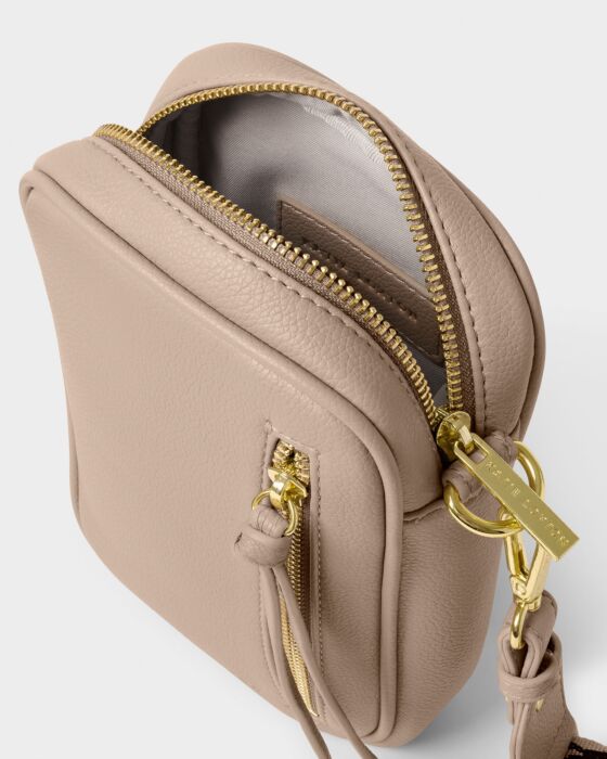 Hallie Small Crossbody Light Taupe