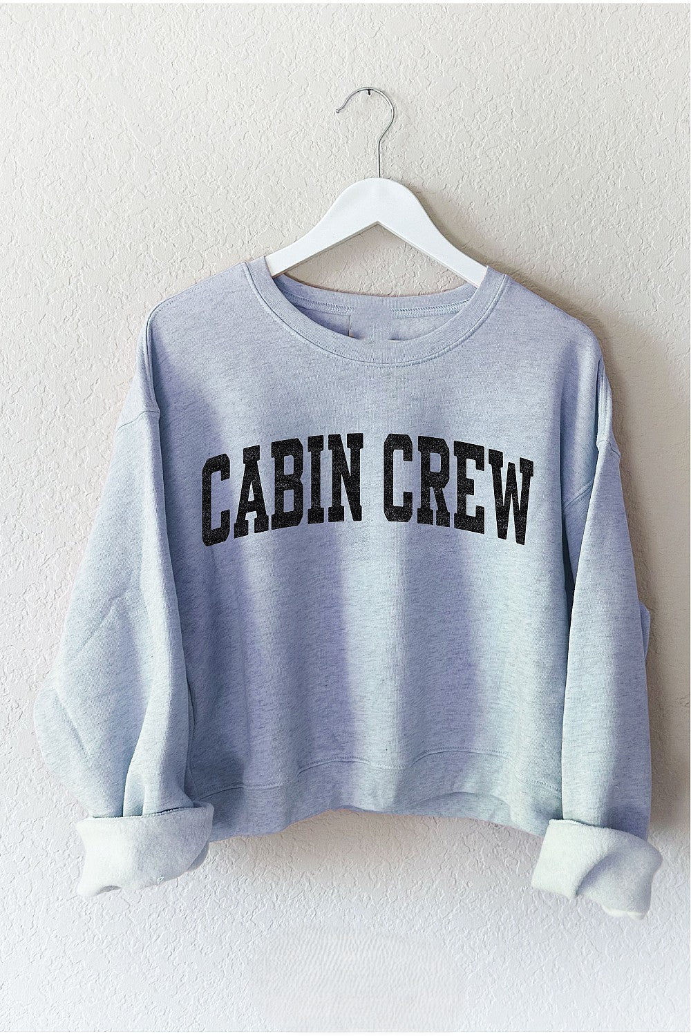 Cabin Crew Mid Graphic Sweatshirt Light Blue