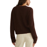 Medina Cozy Cardigan Chocolate Cherry