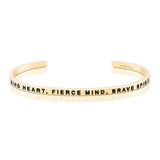 Mantra Cuff Bracelet